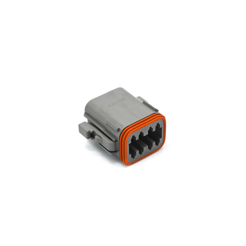 Deutsch DT plug 8-way, A-key, grey