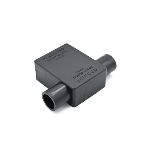 Battery Terminal Boot, double entry, suits 50-70mm2 cable, black
