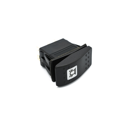 Contura Rocker Switch, 12v, green LED, beacon 